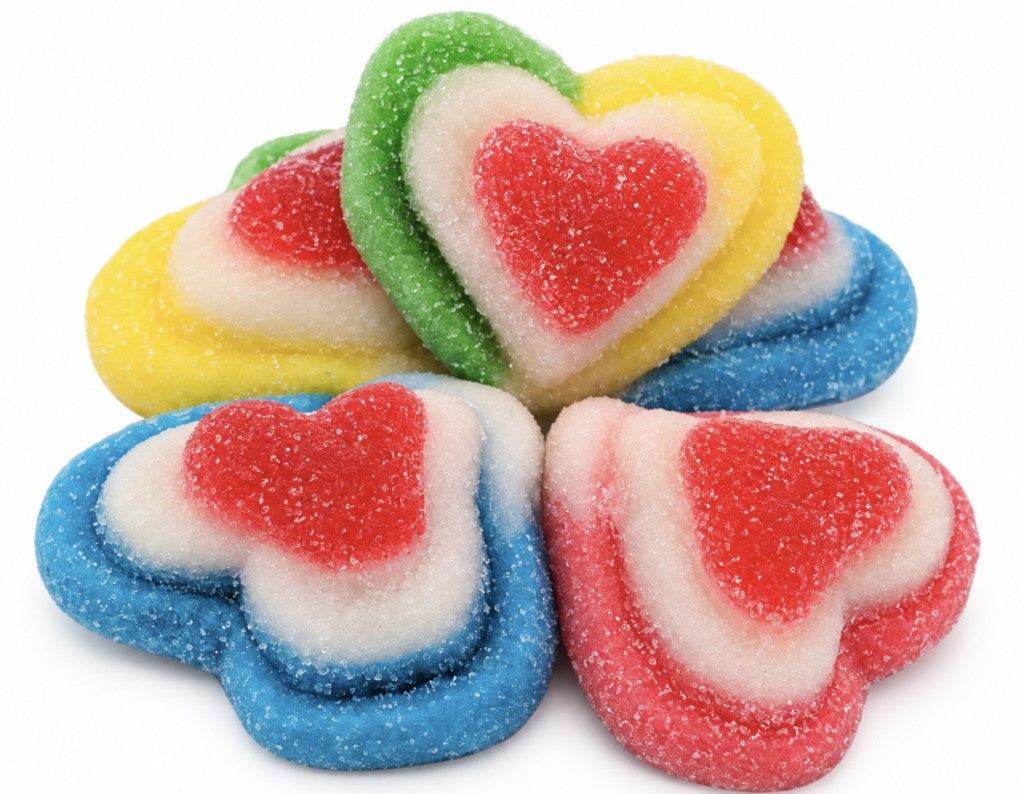 Sugar Assorted Hearts